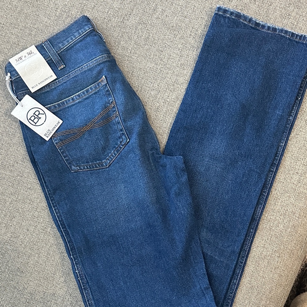 Blue Ranchwear Men's Blue Jeans